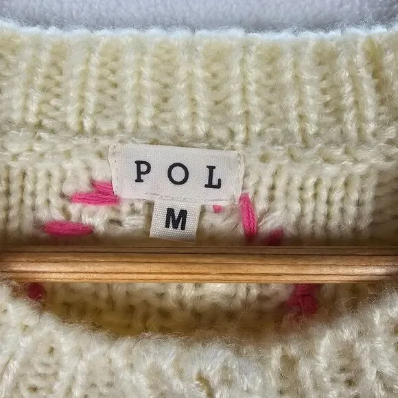 POL Cream Multicolor Knit Sweater - Picture 2 of 13